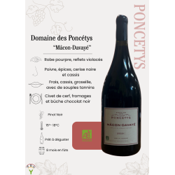MÂCON DAVAYÉ ROUGE Domaine des Poncetys